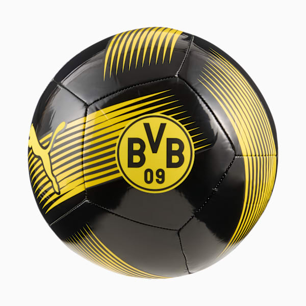 Bola de Futebol Borussia Dortmund Essentials, PUMA Black-Faster Yellow, large-BRA