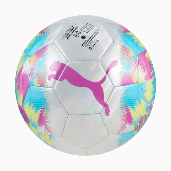 Pelota de fútbol PUMA Brilliance Graphic, PUMA White-Pure Magenta-Fizzy Apple, large-ARG