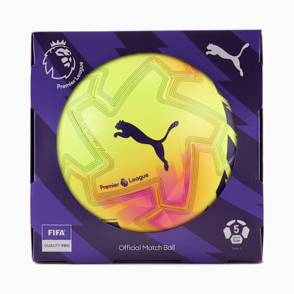 PUMA Orbita Ultimate Premier League Lights Football (FIFA® Quality Pro), Fluo Yellow-multicolor, large-MEX