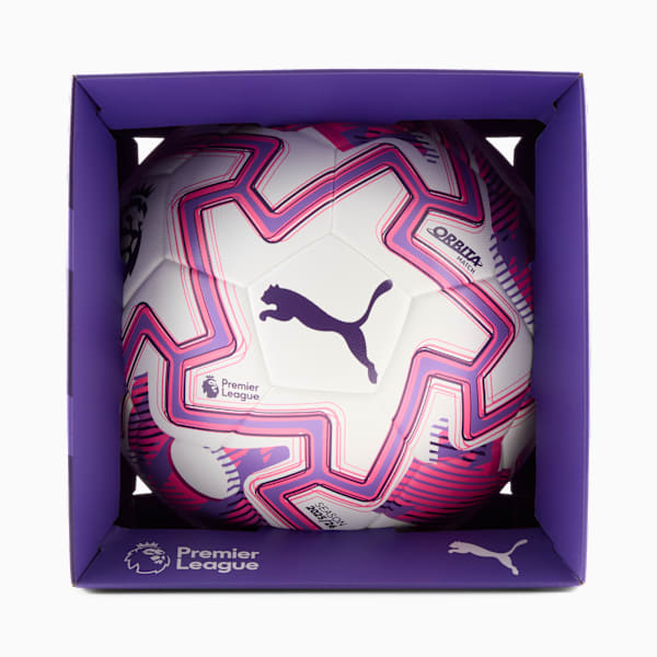 PUMA Orbita Cup Premier League Brilliance Football, PUMA White-multicolor, large-MEX