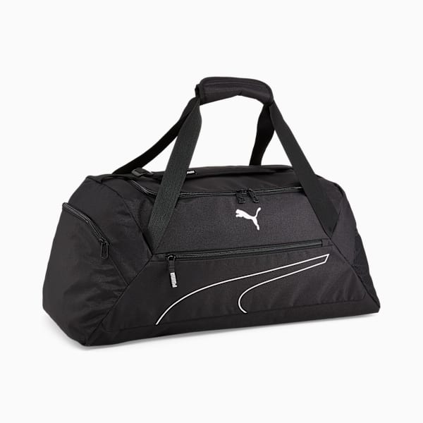 Bolso deportivo mediano Fundamentals, Puma Black, large-ARG