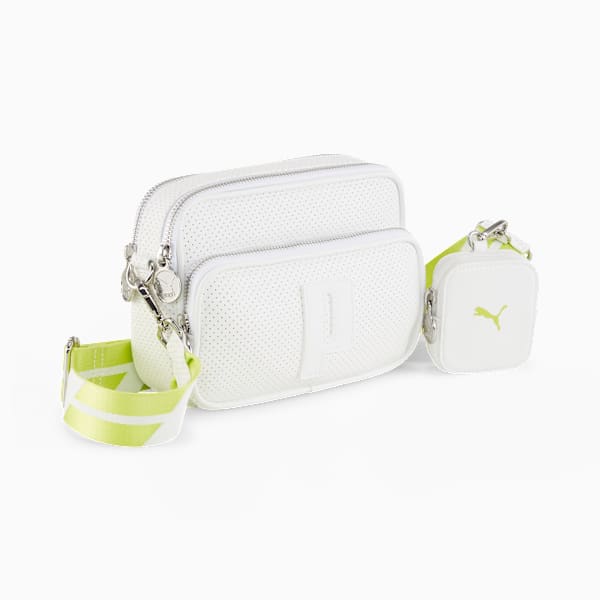 Bolso para llevar cruzado PUMA Sense, PUMA White, large-ARG