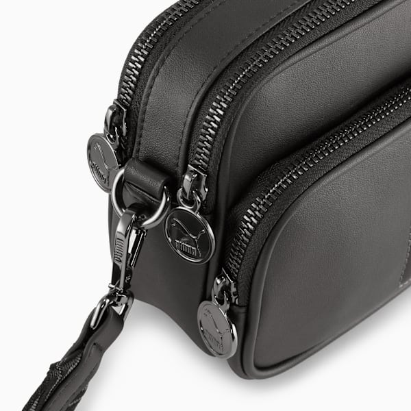 Bolso para llevar cruzado PUMA Sense M, PUMA Black, large-ARG