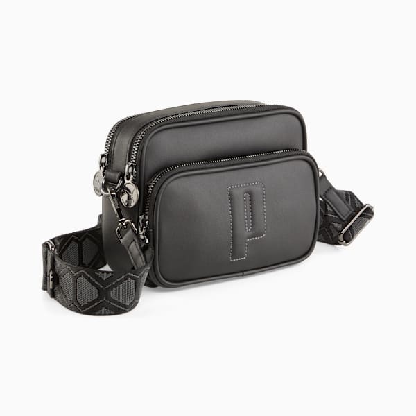 Bolso para llevar cruzado PUMA Sense M, PUMA Black, large-ARG