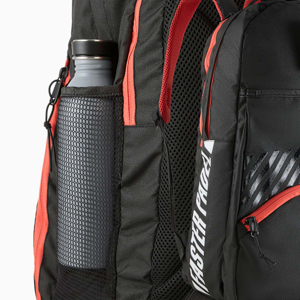 Mochila de pádel NOVA ELITE, Puma Black-Active Red-Puma White, large-MEX