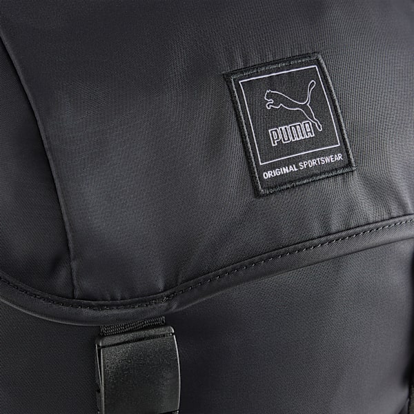 Classics LV8 Woven Backpack, PUMA Black, large-MEX