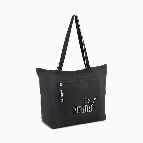 Bolso grande estilo shopper Core Base para mujer, PUMA Black, large-MEX
