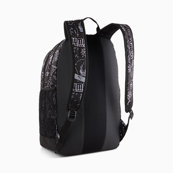 Mochila PUMA Academy, PUMA Black-B&W Graphic AOP, large-ARG
