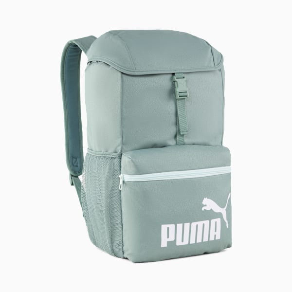 Mochila con solapa PUMA PHASE, Green Moon, large-ARG