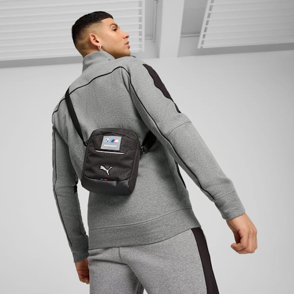 BMW M Motorsport Portable Bag, PUMA Black, large-ZAF