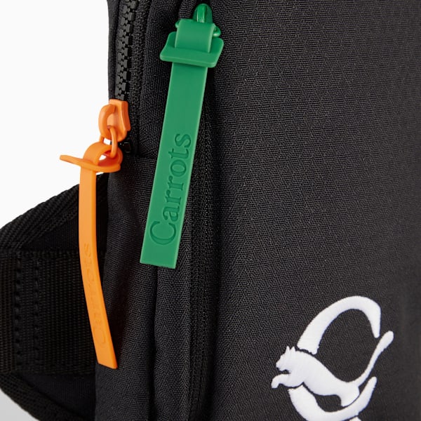 Bandolera compacta PUMA x CARROTS para hombre, PUMA Black, large-MEX