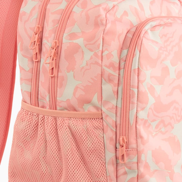 PUMA Academy All-Over Print Backpack, Pink Fruit-Floral AOP, large-MEX