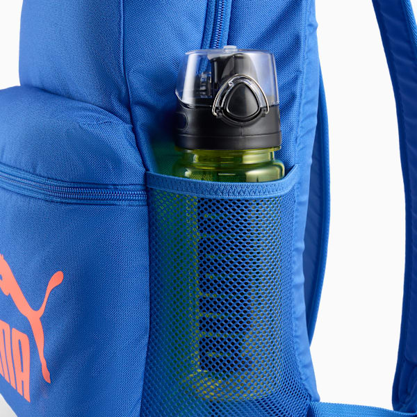 PUMA Phase Backpack, Mountain Blue-Glowing Red, large-ZAF