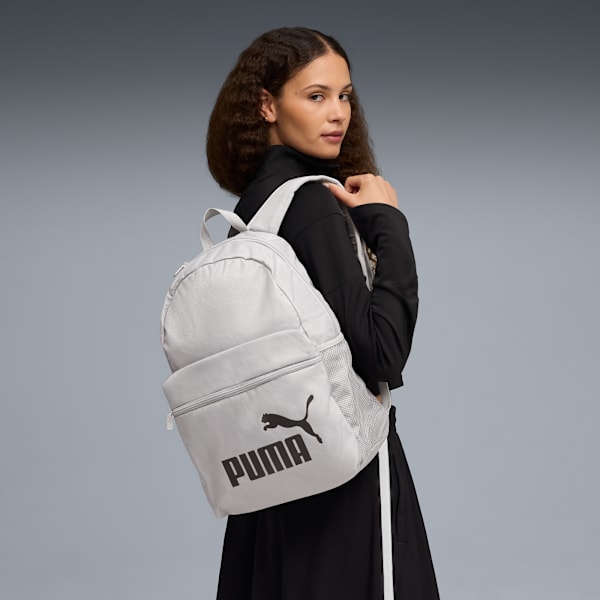 Mochila PUMA Phase III, Gray Echo-PUMA Black, large-MEX