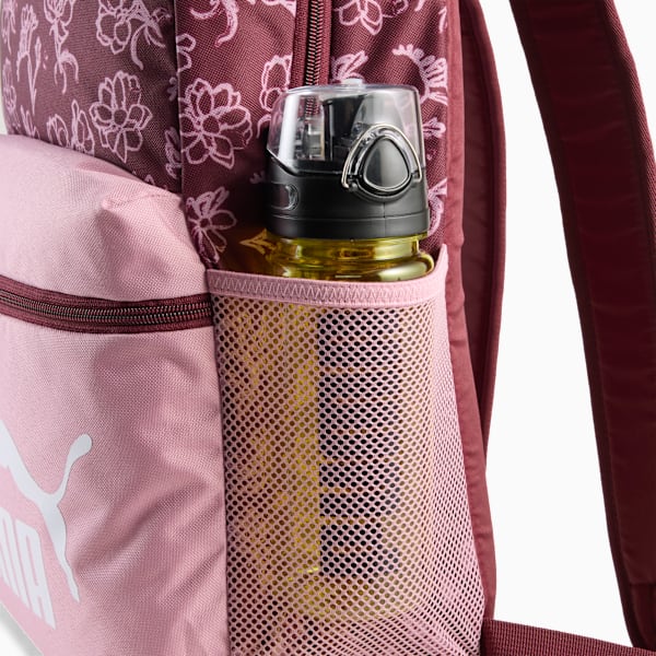Mochila estampada PUMA Phase, Poised Pink-Floral AOP, large-MEX
