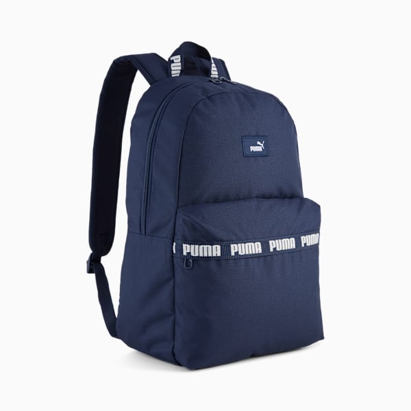PUMA Phase Tape Backpack, PUMA Navy, large-ZAF