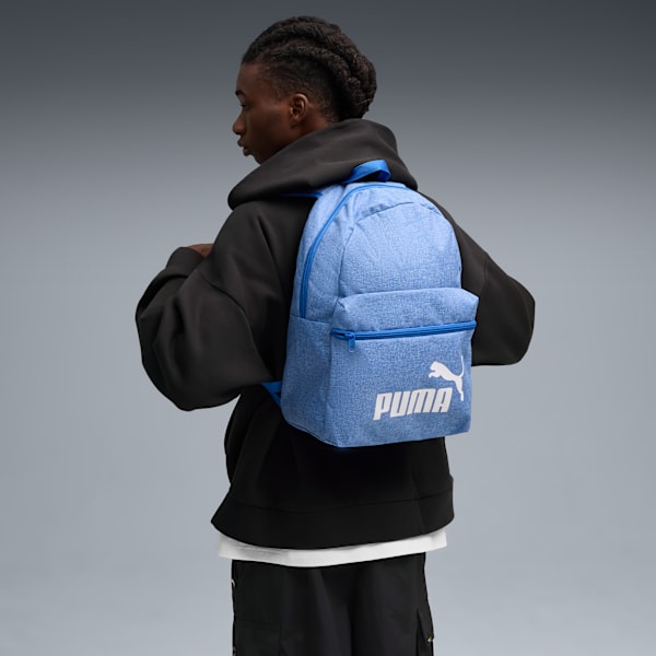 PUMA Phase Backpack III, Mountain Blue-Heather, large-MEX