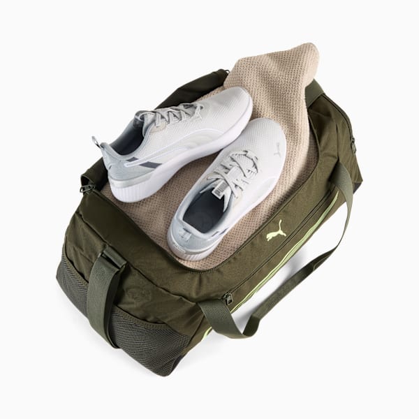 Bolso deportivo pequeño PUMA Fundamental, Dark Olive, large-MEX