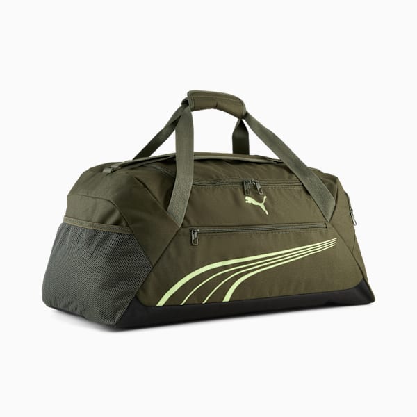 Bolso deportivo mediano PUMA Fundamental, Dark Olive, large-MEX