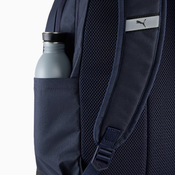 PUMA Deck Backpack II, New Navy-Ruby Shimmer, large-MEX