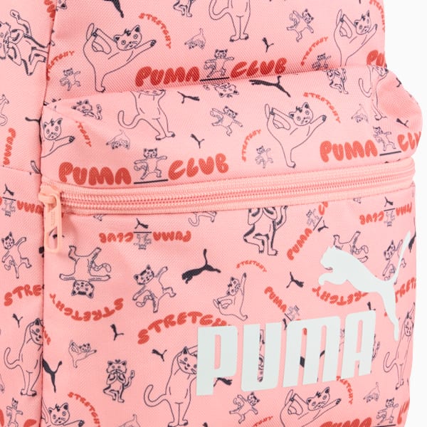 Mochila pequeña estampada PUMA Phase, Pink Fruit-Stretchy Cat AOP, large-MEX