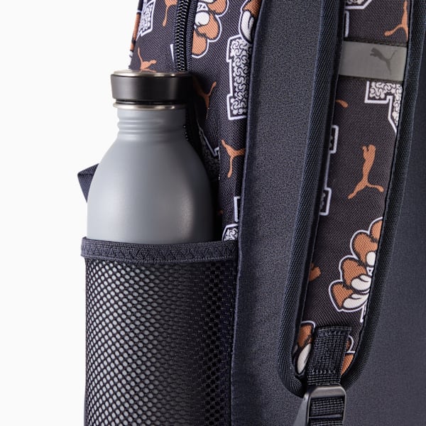 Mochila pequeña estampada PUMA Phase, New Navy-New League AOP, large-MEX