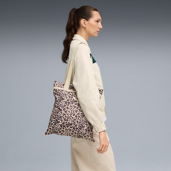 Tote Bag Core Pop para mujer, Toasted Almond-Animal AOP, large-MEX