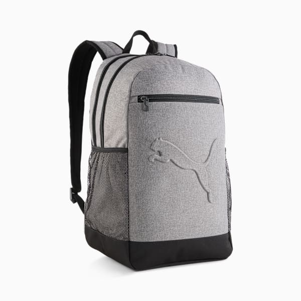PUMA Buzz Heather 28L Backpack, Medium Gray Heather, large-MEX
