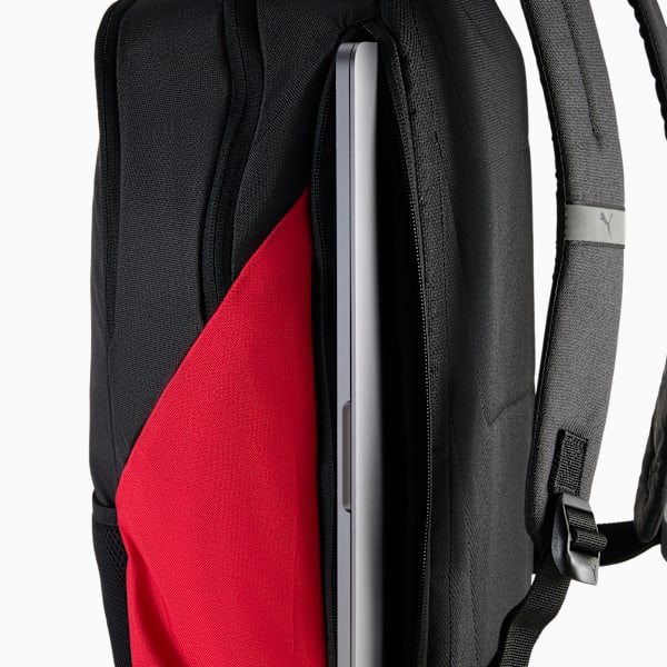 AC Milan Backpack (24L), PUMA Black-For All Time Red, large-MEX