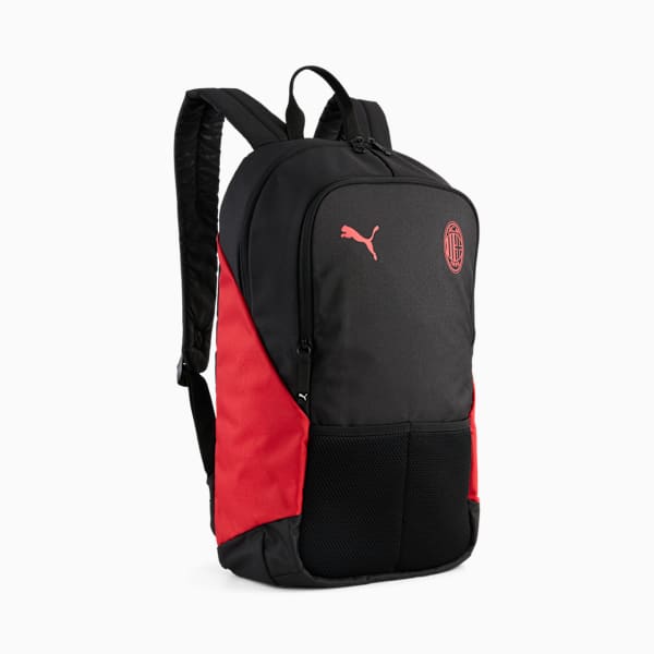 AC Milan Backpack (24L), PUMA Black-For All Time Red, large-MEX