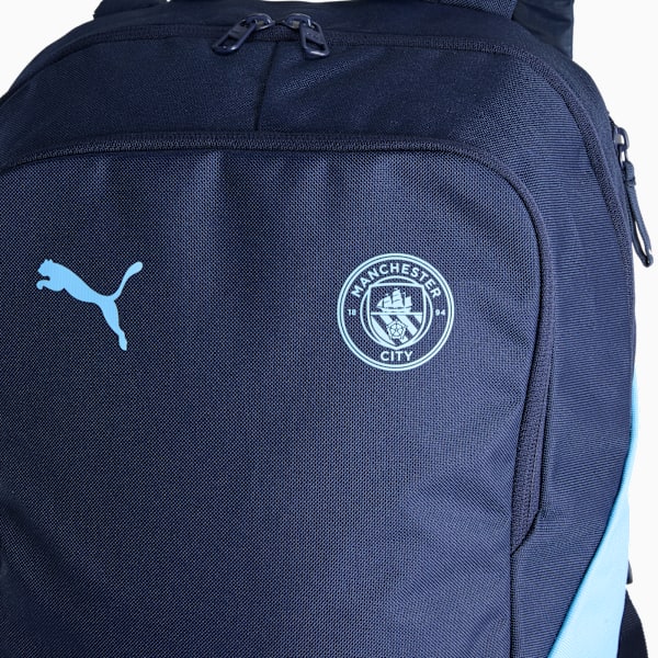 Manchester City Backpack (24L), PUMA Navy-Team Light Blue, large-MEX