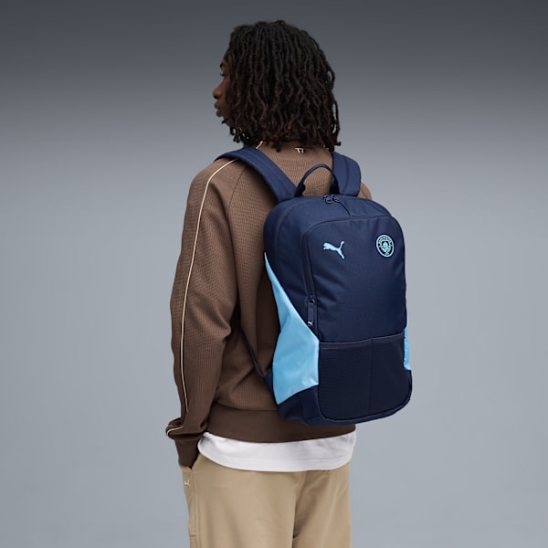 Manchester City Backpack (24L), PUMA Navy-Team Light Blue, large-MEX