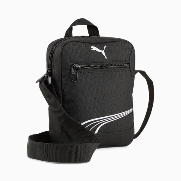 PUMA Fundamental Portable 2L Shoulder Bag, PUMA Black, large-ZAF