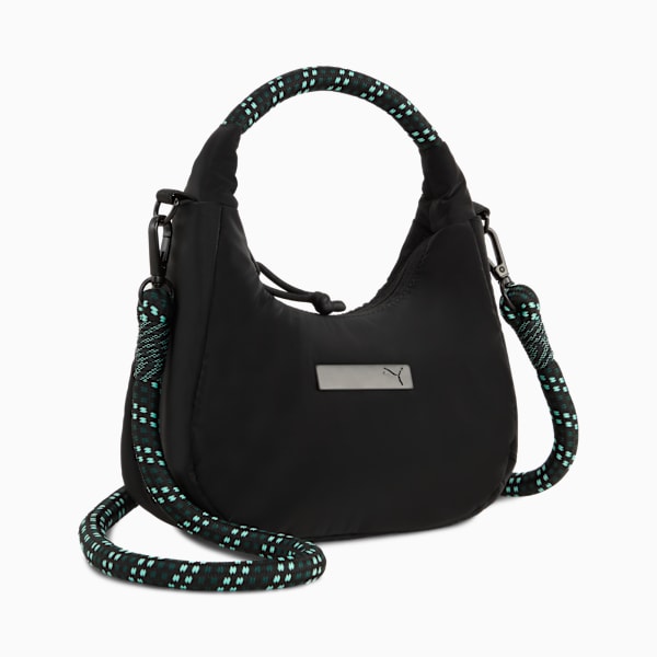 PUMA.BL Xtreme 2L Mini Hobo Bag, PUMA Black, large-MEX