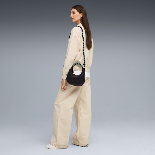 PUMA.BL Xtreme 2L Mini Hobo Bag, PUMA Black, large-MEX