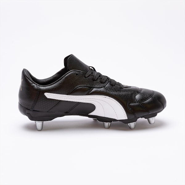 Botines Borussia H8 de Rugby, Puma Black-Puma White-Gold, large-ARG