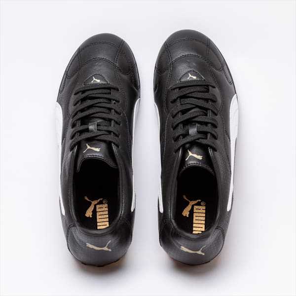 Botines de futsal Borussia TT, Puma Black-Puma White-Gold, large-ARG