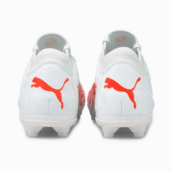 FUTURE 4.1 FG/AG Men's Football Boots, Puma White-Red Blast, large-ZAF