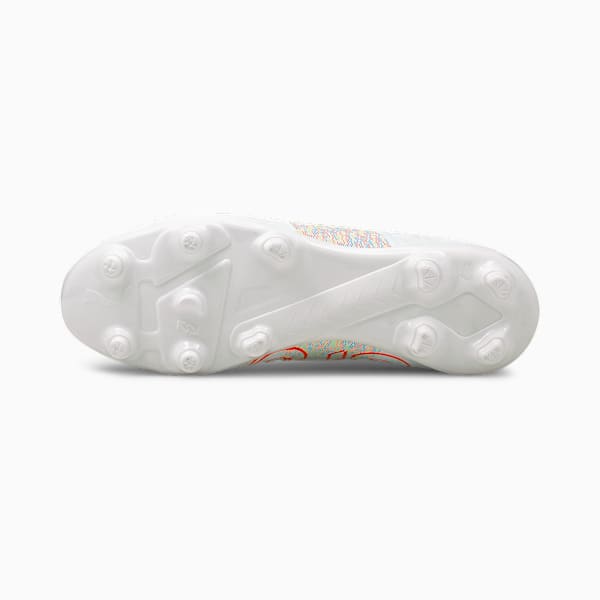 FUTURE 4.1 FG/AG Men's Football Boots, Puma White-Red Blast, large-ZAF