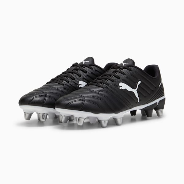 Avant Men's Rugby Boots, PUMA Black-PUMA White, large-ZAF