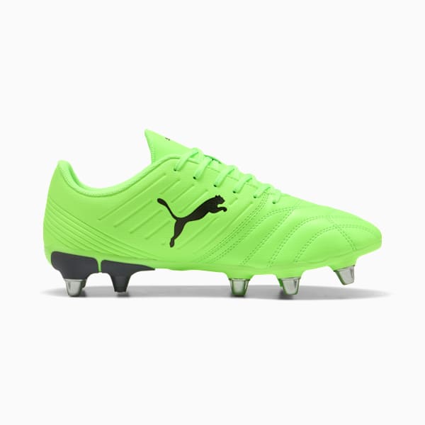 Avant Men's Rugby Boots, Green Glare-PUMA Black-Galactic Gray, large-ZAF