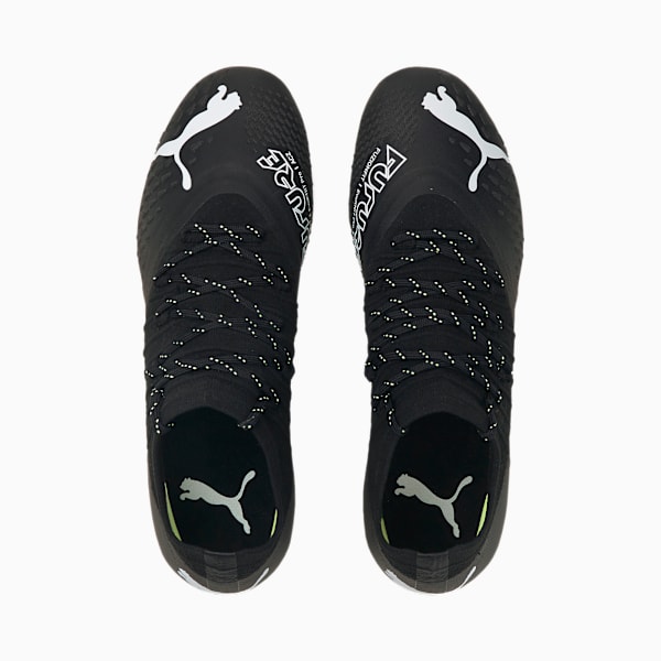 FUTURE 2.3 FG/AG Men's Football Boots, Puma Black-Puma White-Fizzy Light, large-ZAF