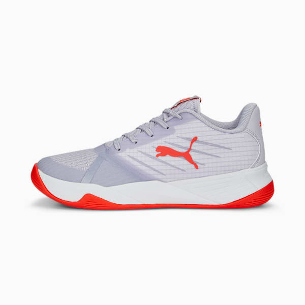 Accelerate Pro II Indoor Sports Shoes Women, Spring Lavender-Red Blast-PUMA White, large-ZAF