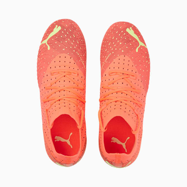 Botines de fútbol FUTURE 3.4 FG/AG juveniles, Fiery Coral-Fizzy Light-Puma Black-Salmon, large-ARG