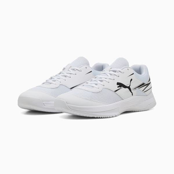 Varion II Handball Shoes, PUMA White-PUMA Black, large-ZAF