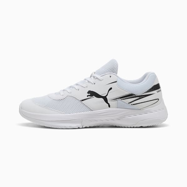 Varion II Handball Shoes, PUMA White-PUMA Black, large-ZAF