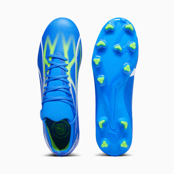 ULTRA MATCH FG/AG Football Boots Unisex, Ultra Blue-PUMA White-Pro Green, large-ZAF