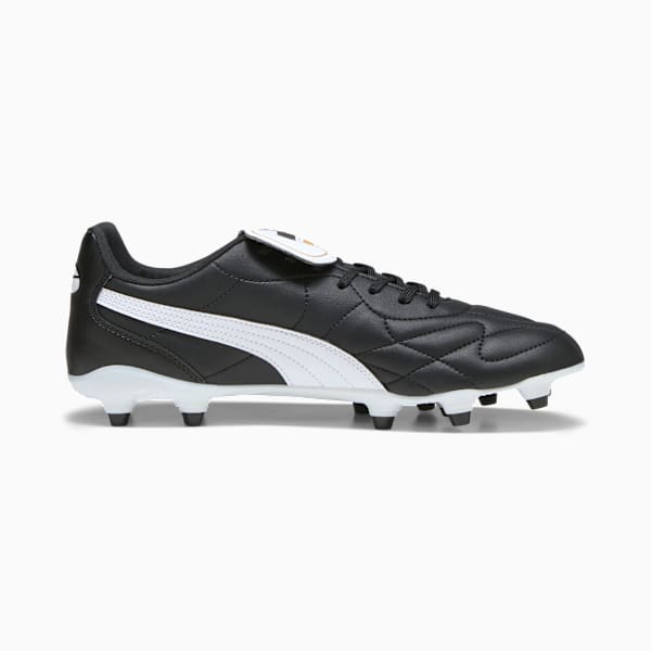 KING TOP FG/AG Football Boots, PUMA Black-PUMA White-PUMA Gold, large-MEX