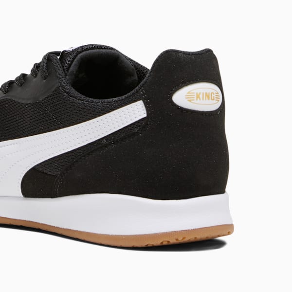 KING TOP IT Football Boots, PUMA Black-PUMA White-PUMA Gold, large-MEX