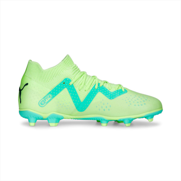 Botines de fútbol juveniles FUTURE Match FG/AG, Fast Yellow-PUMA Black-Electric Peppermint, large-ARG
